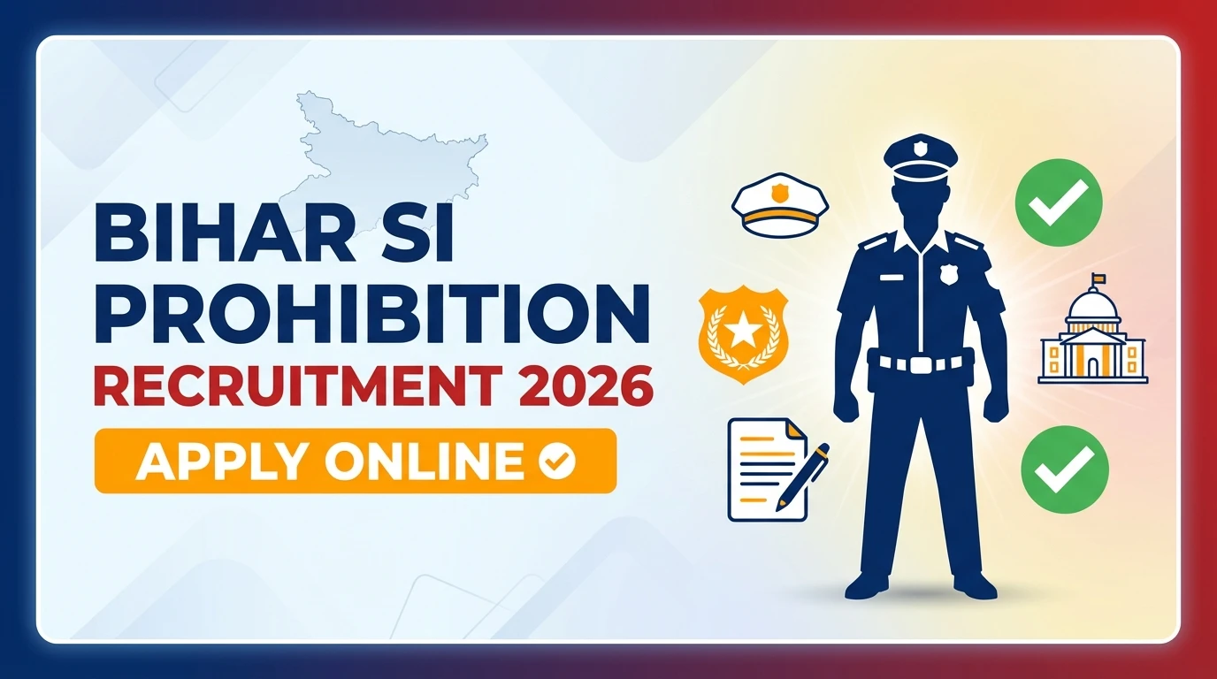 Bihar SI Prohibition Recruitment 2026