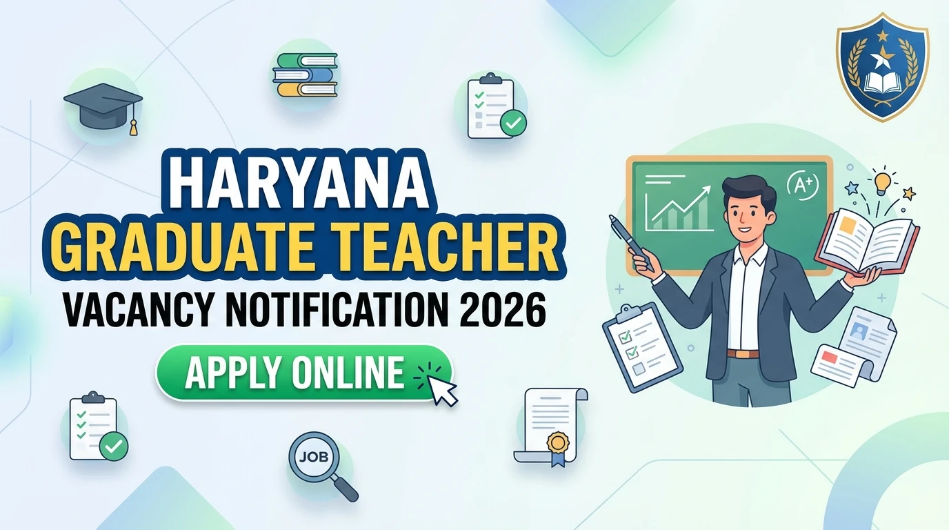 Haryana Graduate Teacher Vacancy Notification 2026