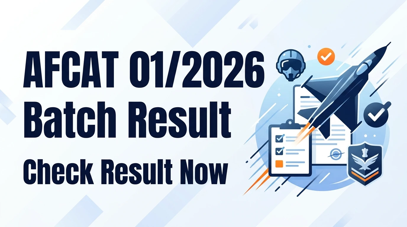 AFCAT 012026 Batch Result