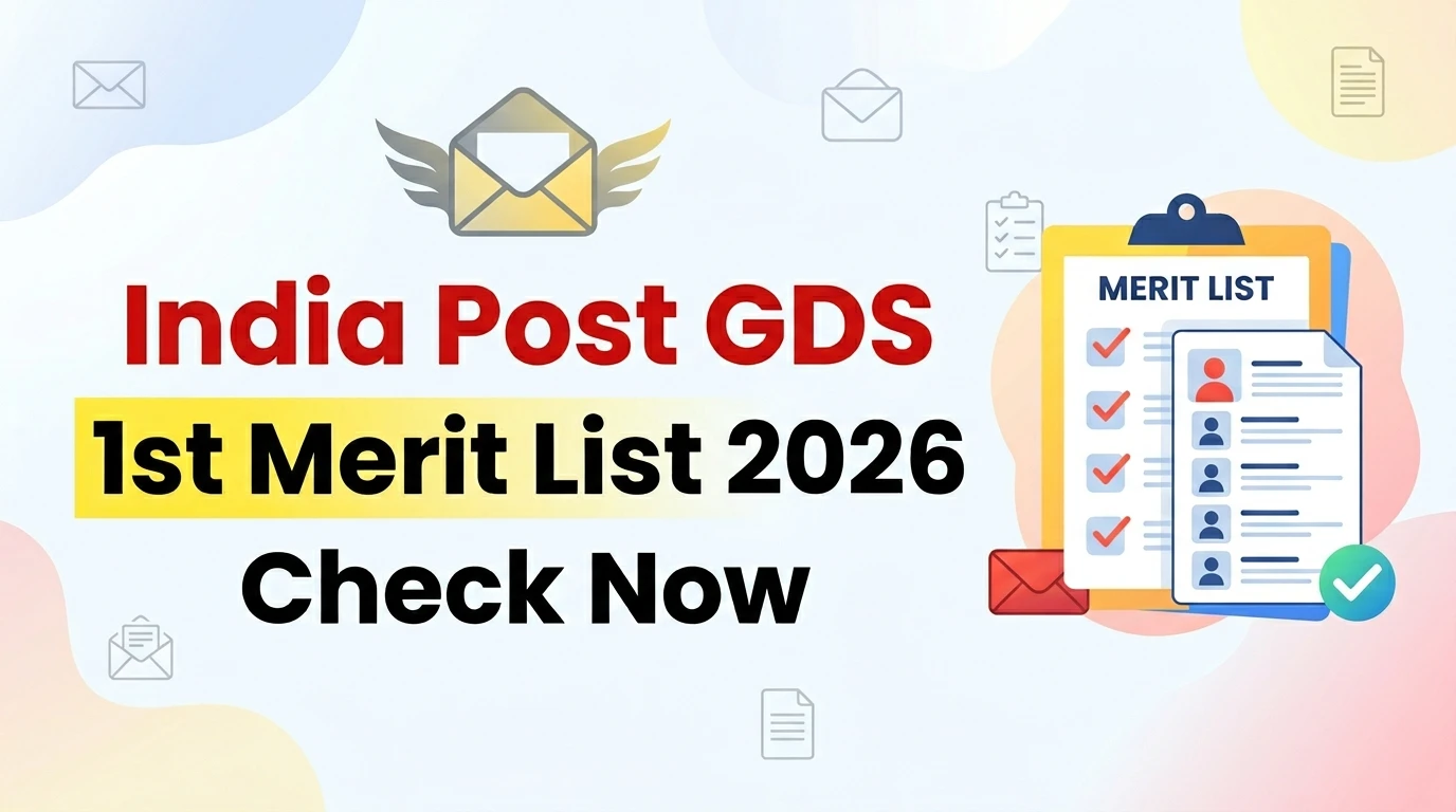 India Post Office GDS 1st Merit List 2026