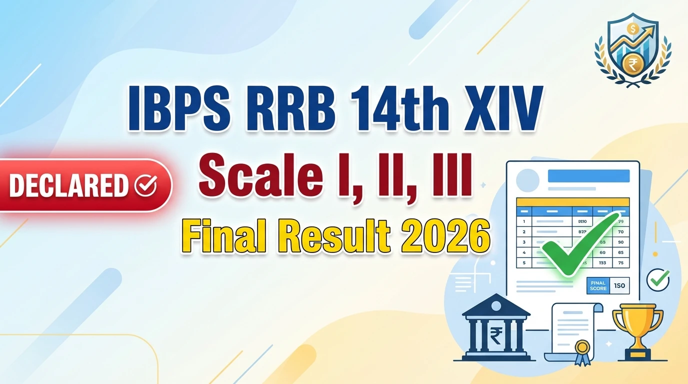 IBPS RRB 14th XIV Scale I, II, III Final Result 2026