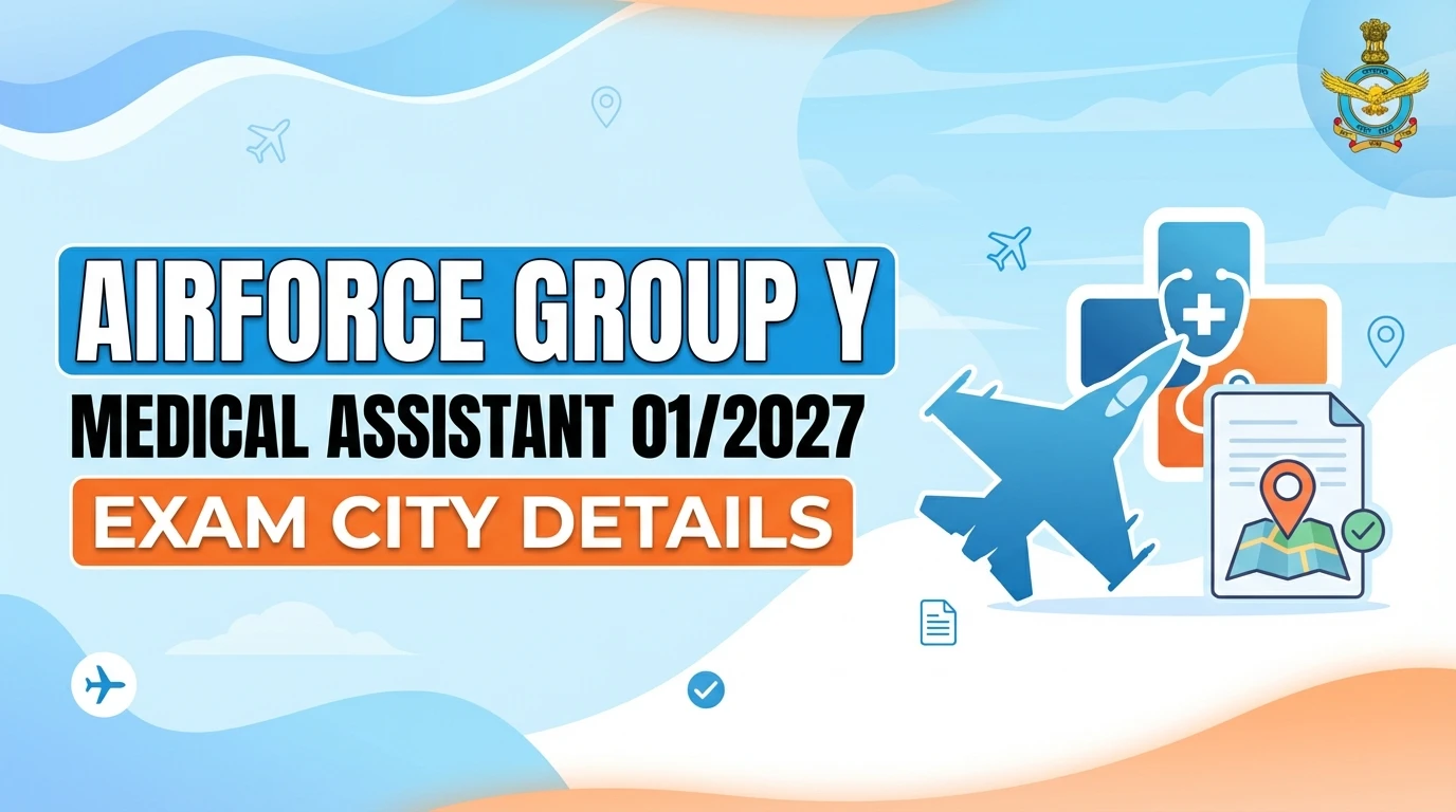 Airforce Group Y Medical Assistant Airmen Intake 012027 Exam City Details