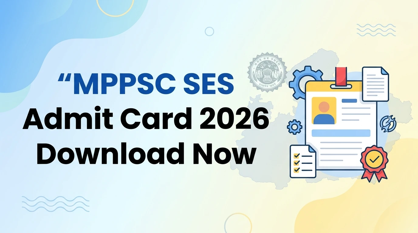MPPSC SES Admit Card 2026