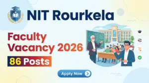 NIT Rourkela Faculty Vacancy 2026