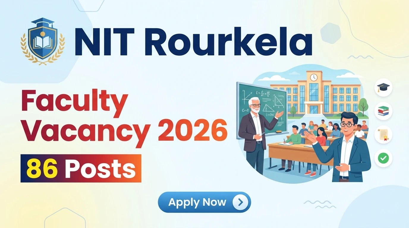 NIT Rourkela Faculty Vacancy 2026