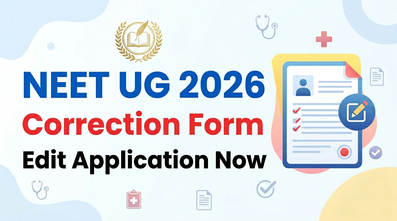 NTA NEET UG 2026 Entrance Exam Online Correction Form