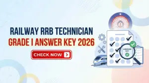 Railway RRB Technician 2026 Grade I Exam Answer Key
