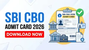 SBI Circle Based Office CBO Admit Card 2026