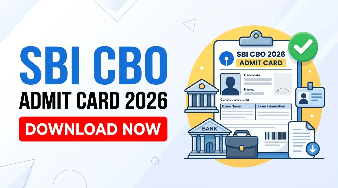 SBI Circle Based Office CBO Admit Card 2026