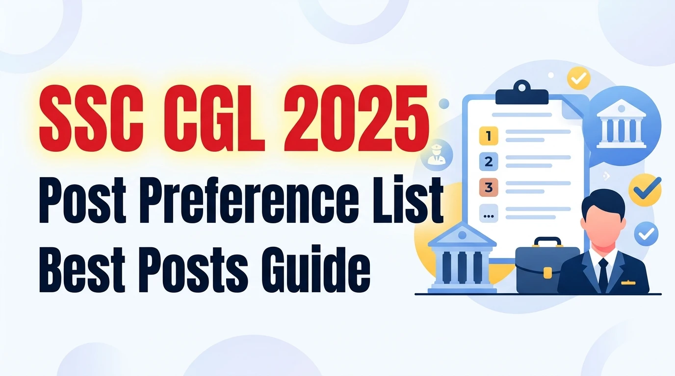 SSC CGL 2025 Post Preference