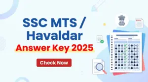 SSC MTS Havaldar 2025 Answer Key