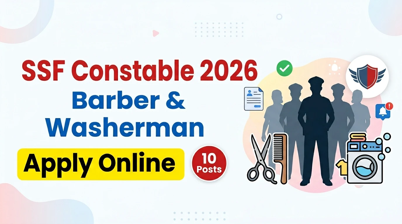SSF Constable Recruitment 2026