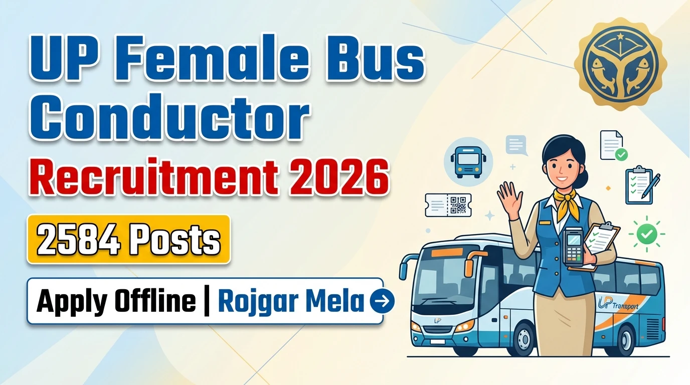 UP Female Bus Conductor Mahila Parichalak Recruitment 2026