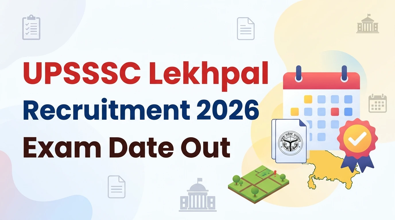 UPSSSC Lekhpal Recruitment 2026 Exam Date Out….