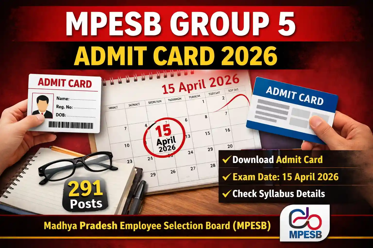 MPESB Group 5 Recruitment