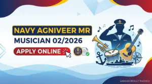 Navy Agniveer MR Musician 022026 Recruitment 2026 Apply Online
